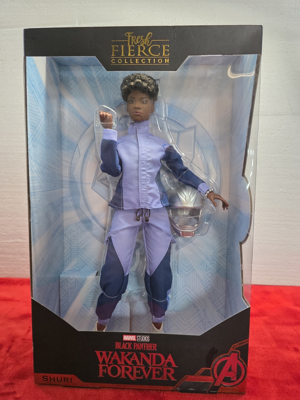 Marvel Shuri Action Figure in Light Purple and Dark Blue
